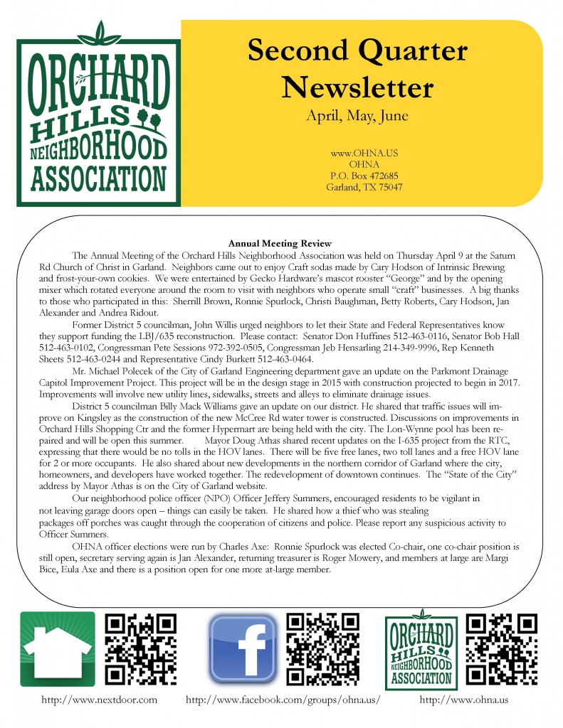 2015 Apr-Jun Newsletter Page 1