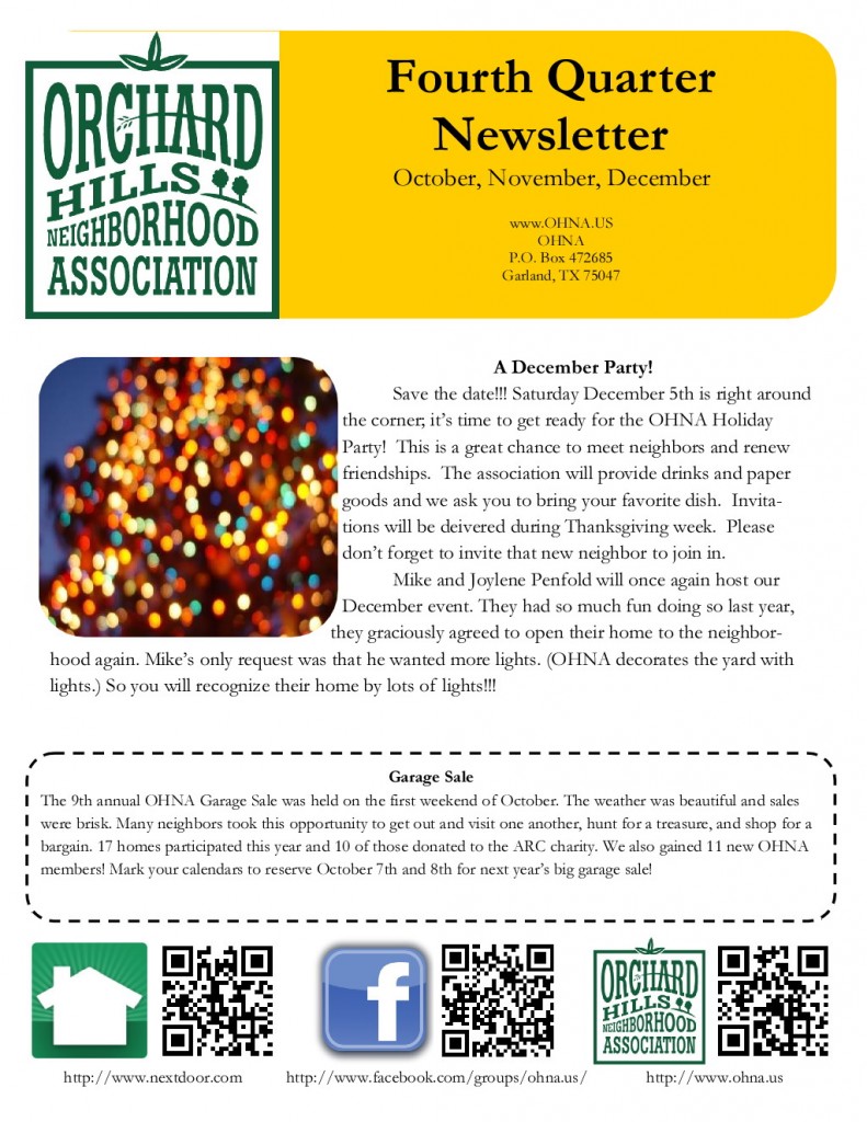 2015 Oct-Dec Newsletter Page 1
